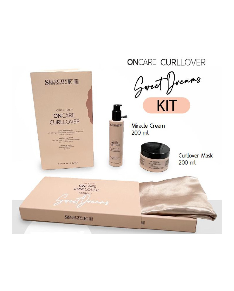 ONCARE 22 KIT CURL LOVER MIRACLE CREAM 20O ML + CURLLOVER MASK 200 ML.