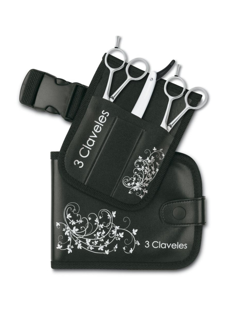ESTUCHE 2 TIJERAS SKOOL 5.5" Y NAVAJA 3CLAVELES