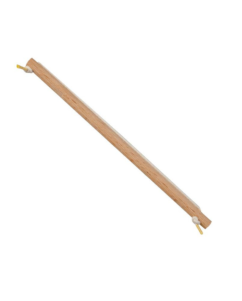 BOLSA 10 BIGUDI MADERA ESTRECHA 6 mm.  DIAMETRO 1559