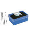 CAJA 400 HORQ. INVISIBLES NEGRAS 55MM. 1616/50 EUR