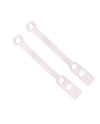 BOLSA 50 GOMAS PLANAS CORTAS BIGUDIES 0865
