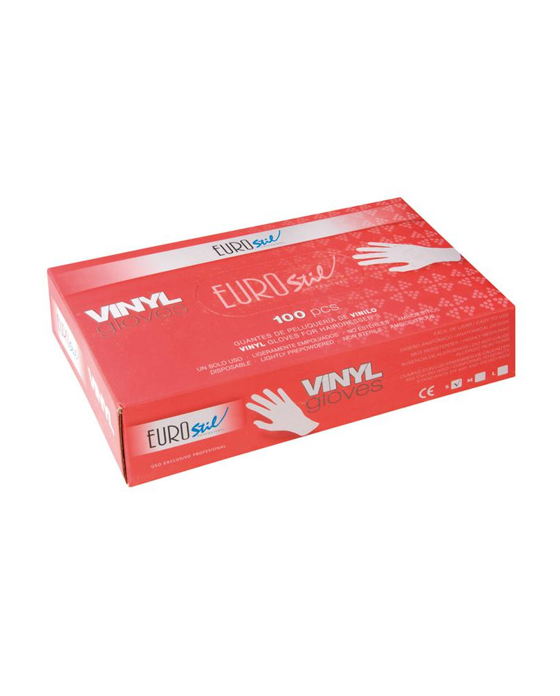 CAJA 100 GUANTES VINILO GRANDE 06691