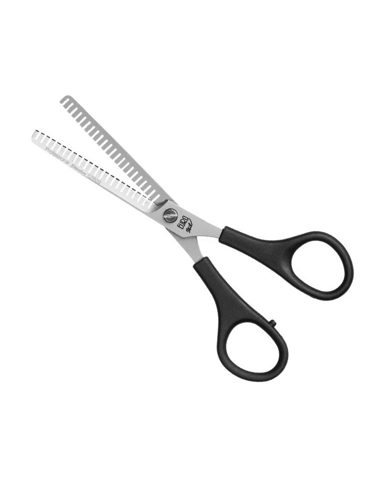 TIJERA PROFESIONAL ENTRESACAR MANGO PLASTICO 6" 22 DIENTES 2809
