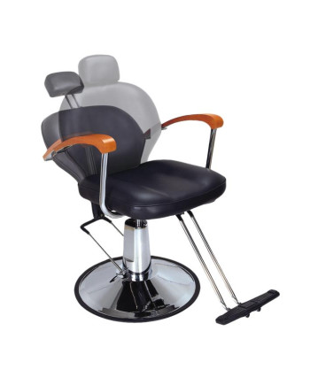 SILLA RECLINABLE NEGRA 02975/50