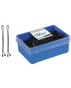 CAJA 300 CLIPS ANTIDESLIZANTES 50 mm NEGRO 4522/50