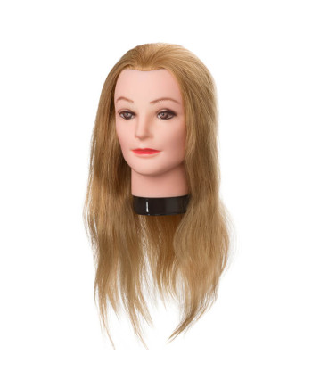 CABEZA MANIQUI PELO RUBIO NATURAL 45-50 CM.