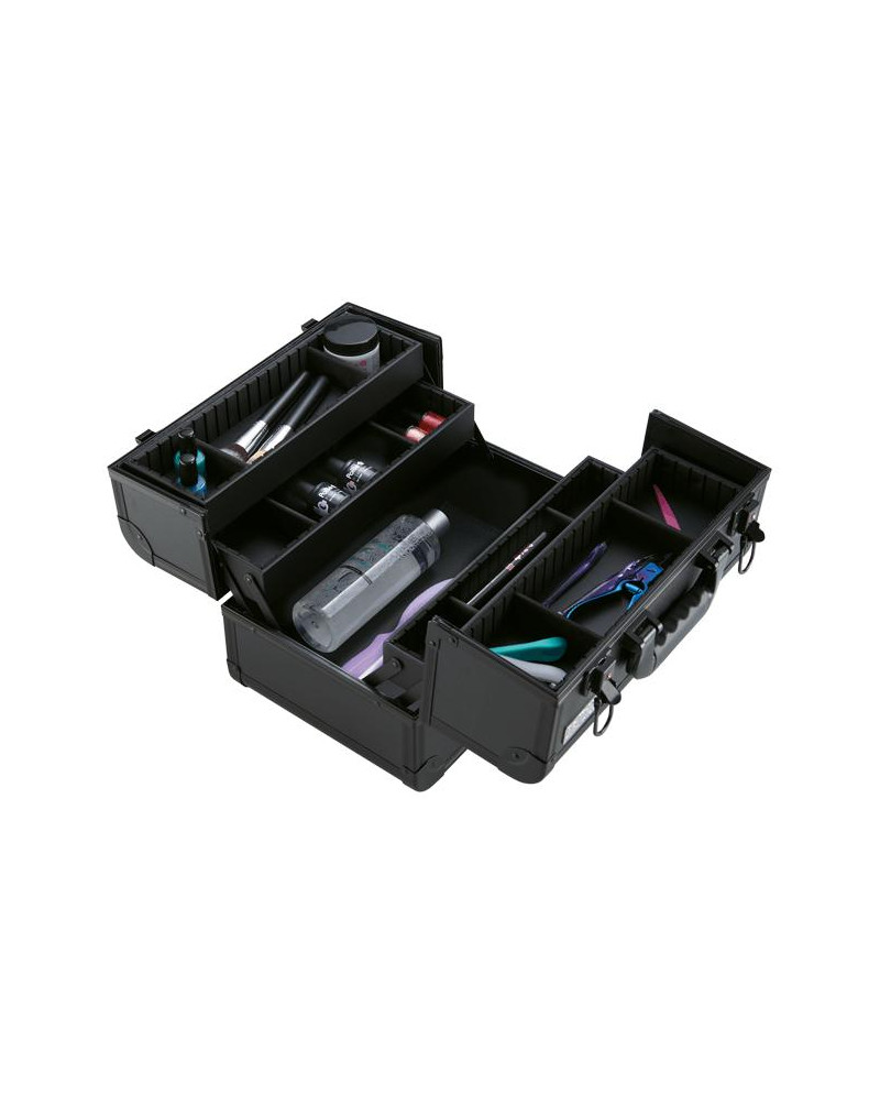 MALETA ALUMINIO NEGRA 34x22, 5x23 cms 04940/50