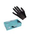 CAJA 100 GUANTES NITRILO NEGROS SIN POLVO TALLA M