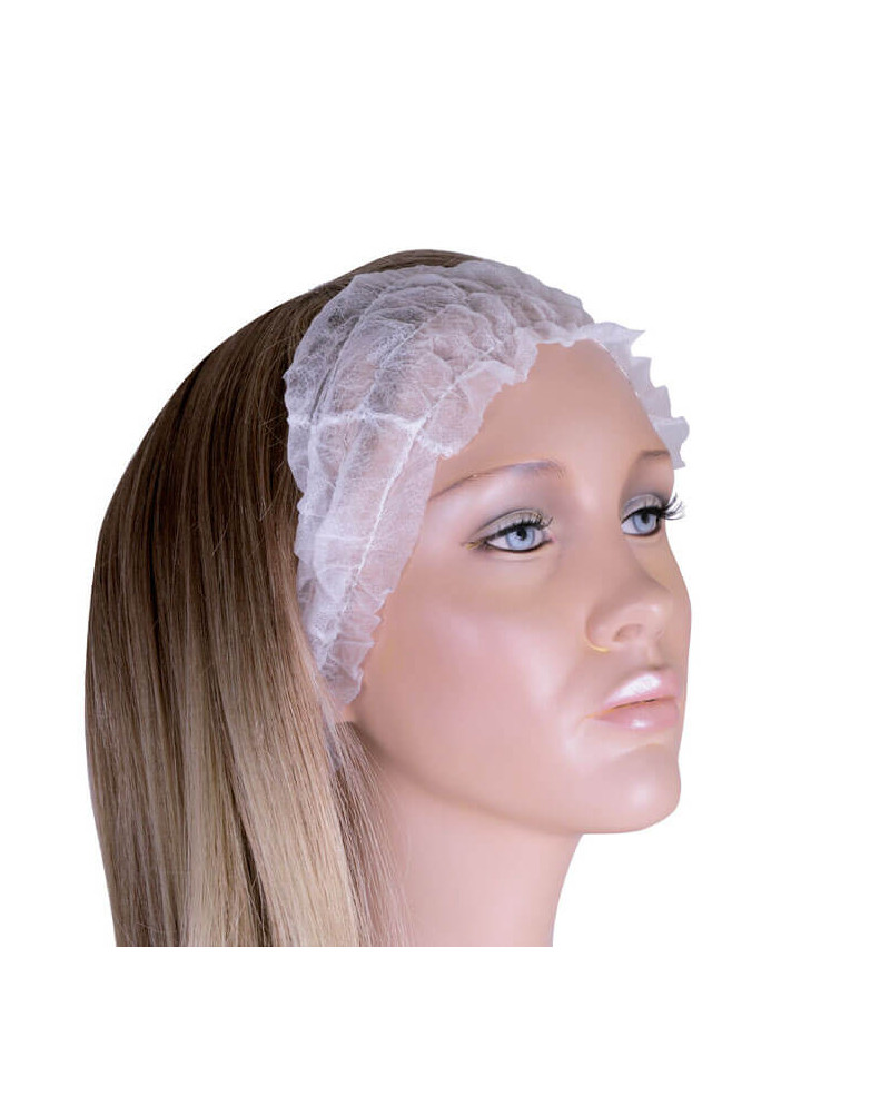 BOLSA 100 DIADEMAS BLANCAS UN SOLO USO