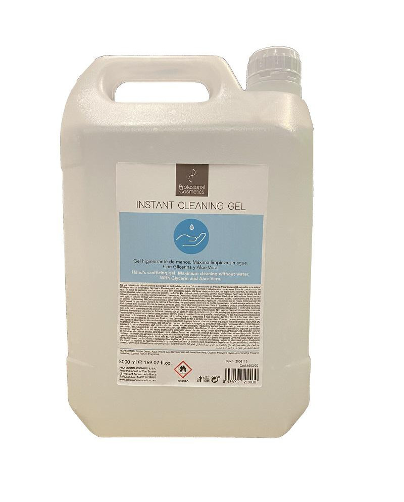 GEL HIDRO ALCOHOLICO INSTANT CLEANING GEL 5000 ML