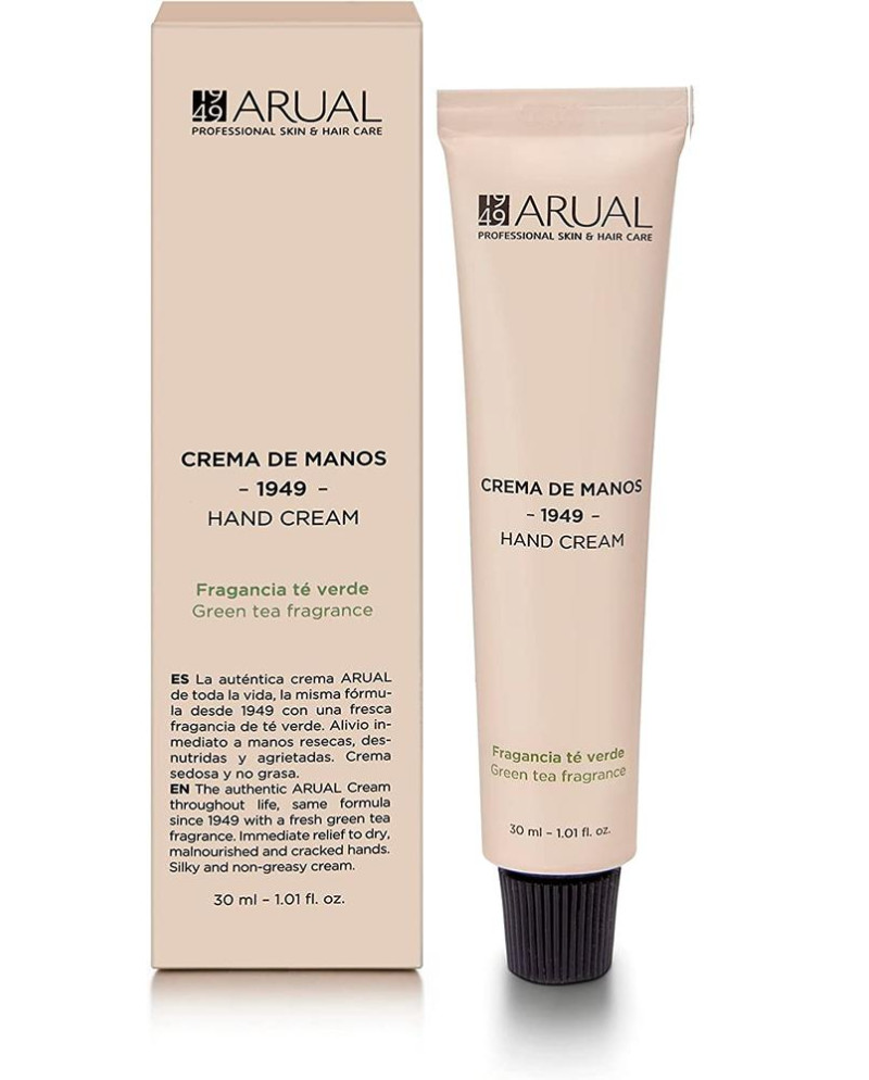CREMA MANOS ARUAL 30ML. FRAGANCIA TÉ VERDE