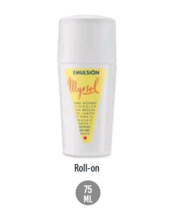 MYRSOL ROLL-ON EMULSION SIN ALCOHOL 75 ML.