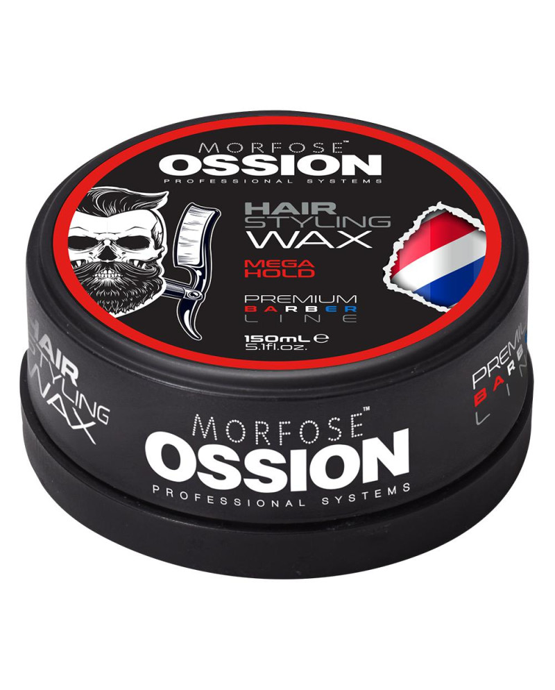 OSSION HAIR WAX MEGA HOLD ROJA 150 ML