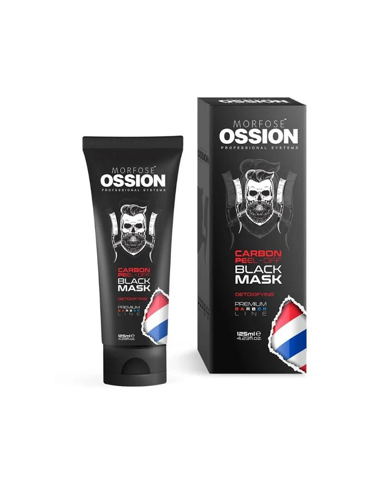 OSSION CARBON ACTIVATED BLACK MASK 125 ML.