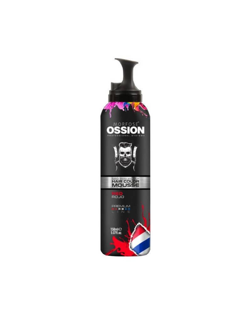 OSSION ESPUMA COLOR SEMIPERMANENTE ROJO 150 ML.