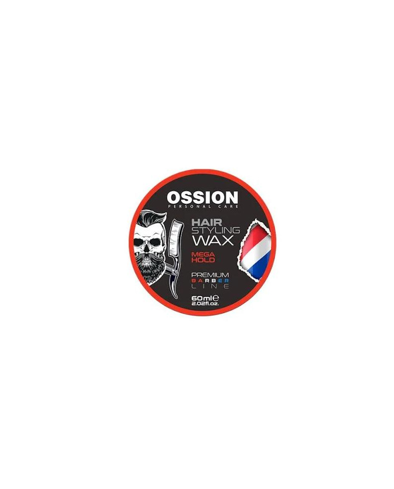 OSSION HAIR WAX MEGA HOLD ROJA 60 ML