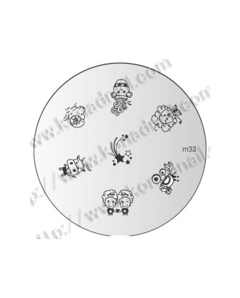 PLACA DE DISEÑOS. M33