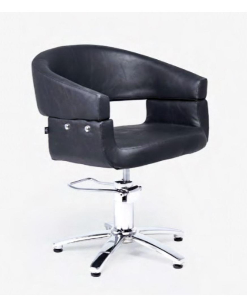 SILLON RODAS CON BASE ESTRELLA CROMADA BOMBA HIDRAULICA Y REPOSAPIES