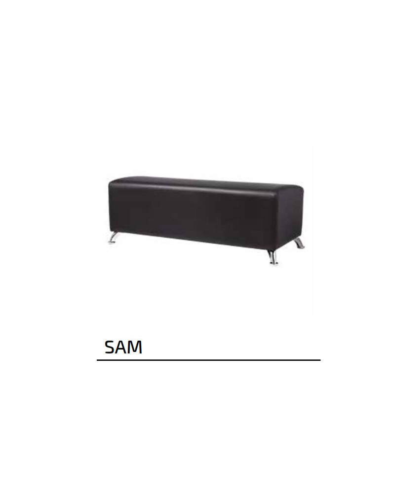 SOFA ESPERA DOBLE SAM MP NEGRO