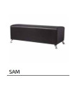 SOFA ESPERA DOBLE SAM MP NEGRO