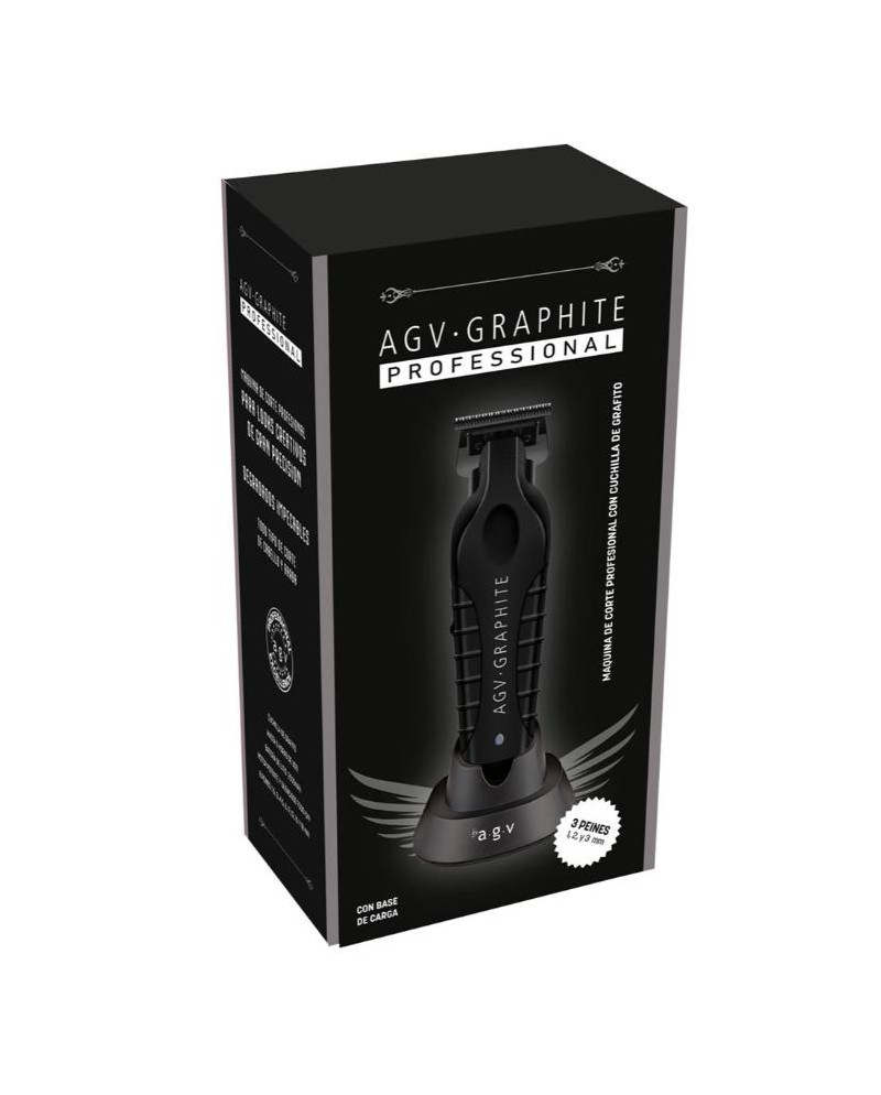 MAQUINA RETOQUE GRAPHITE CON BASE By AGV