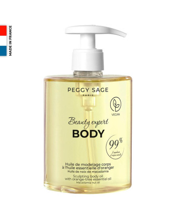ACEITE DE MODELAJE CORPORAL con aceite espencial de naranjo BEAUTY EXPERT BODY Aceite de nuez de macadamia 500 ml.