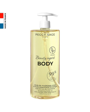 Aceite de modelado cuerpo con aceite esencial de naranjo BEAUTY EXPERT BODY - aceite de nuez de macadamia 1000 ml.