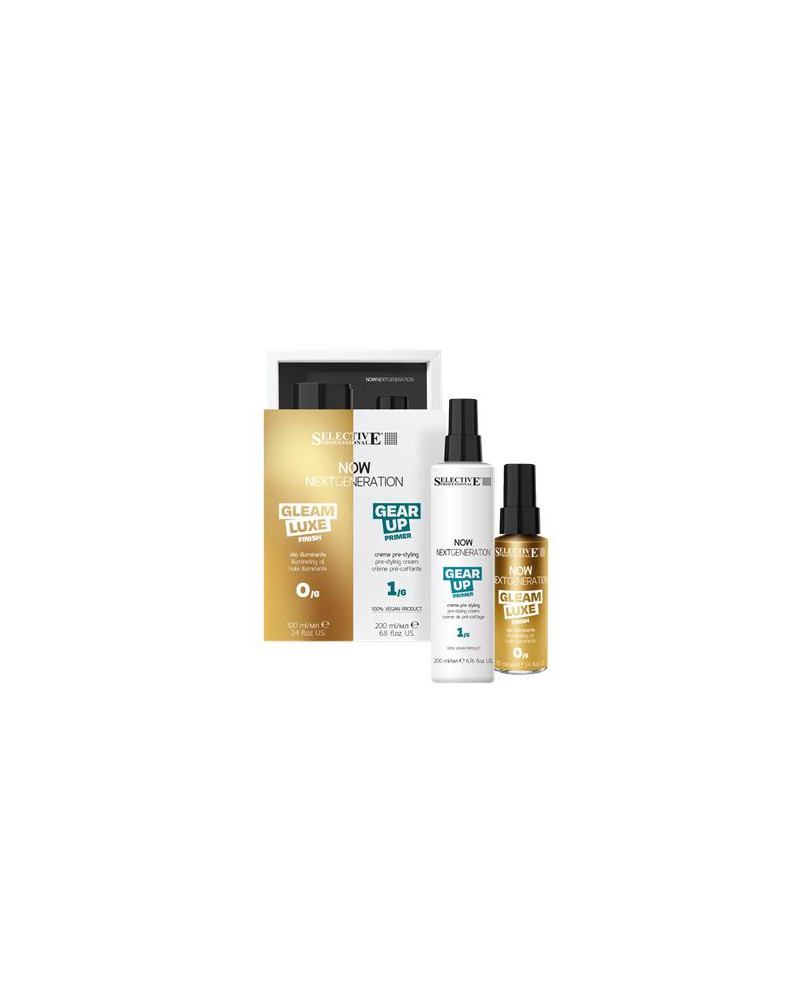 KIT NEW NOW PRIMER GEAR UP 200 ML. + GLEAM LUXE 100 ML.