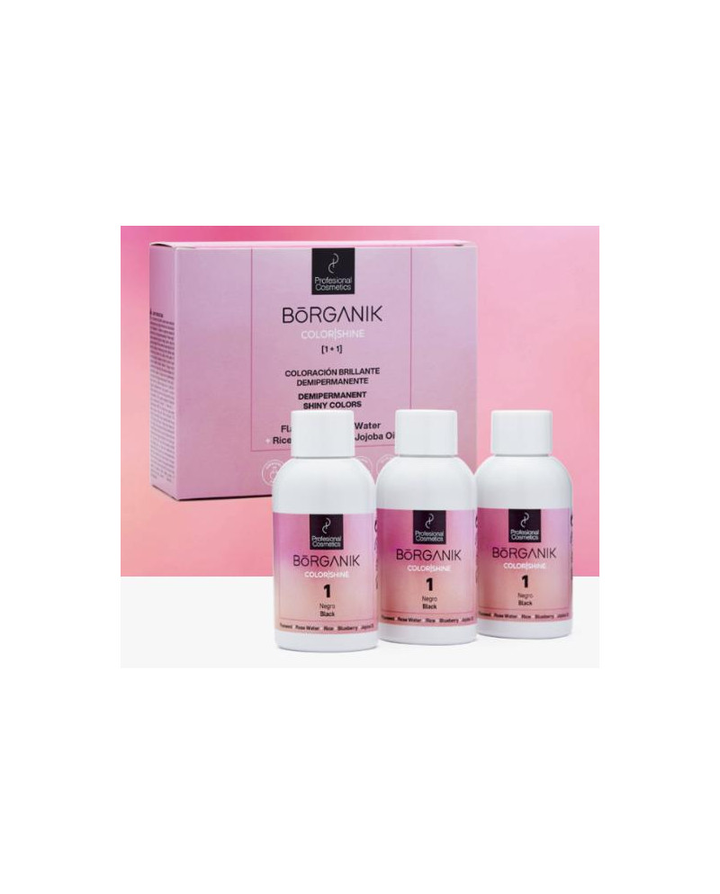 BORGANIK COLOR SHINE DEMIPERMANENT 3x50 ML 