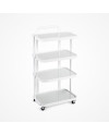CARRITO AUXILIAR 4 ESTANTES CRISTAL LILA 
