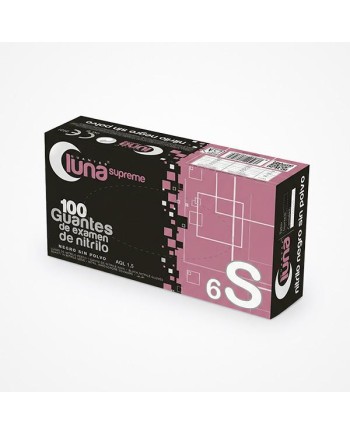 GUANTES NITRILO NEGROS 100 UDS Talla S