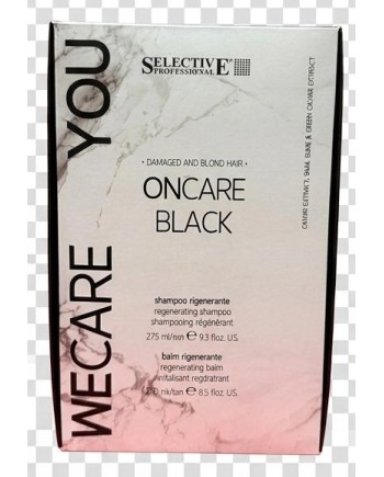 KIT WE CARE BLACK CHAMPU 275   BALSAMO 250 ML 